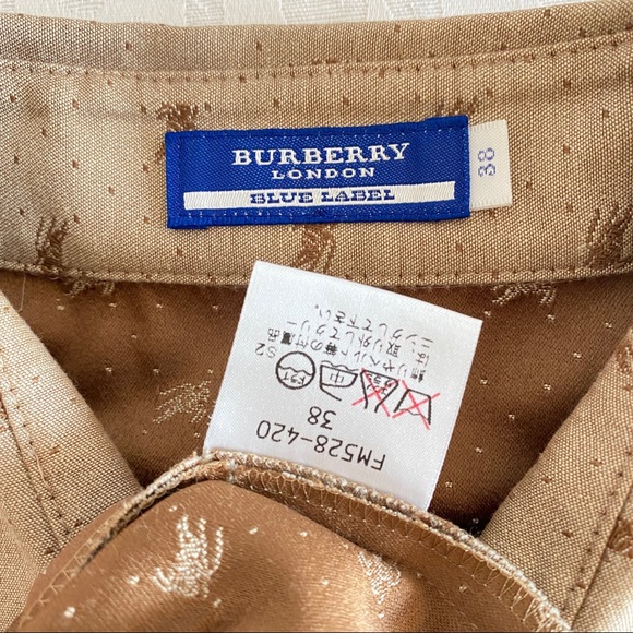 Burberry logo print shirt dress - Picture 9 of 10